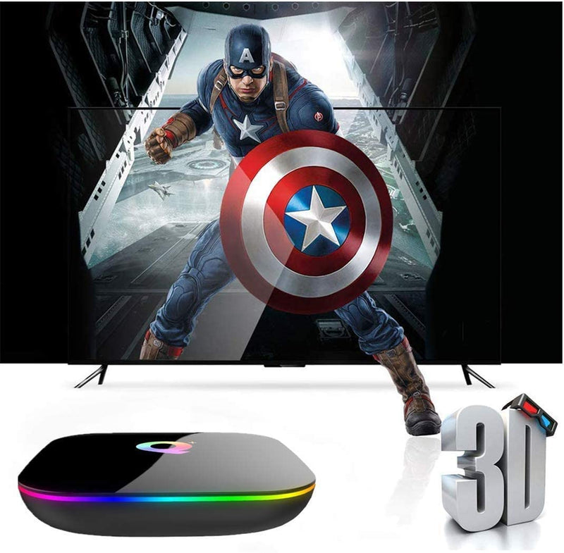 Q-Plus Android 9.0 Box Network Smart Player TV Box All-H6 32G/64G WiFi BT HD+