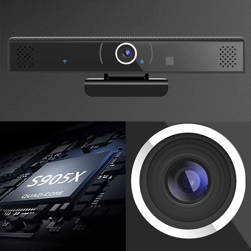 1080P HD Webcam TV Box with Camear Android 6.0 Smart TV Box Wide View Angle