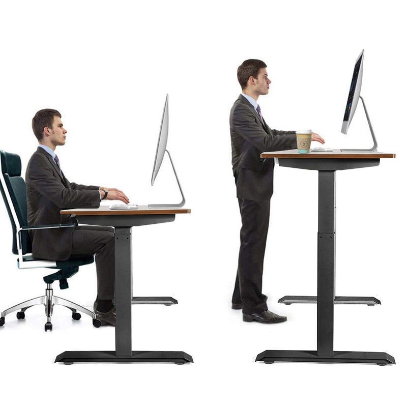 Electric Stand Up Desk Frame Height Adjustable Standing Base Single Motor