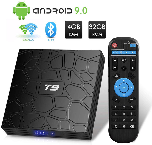 T9-RK3318 Network TV Set-top Box Android 9.0 4k HD Network Smart Video Player Smart TV Box (4+32GB/4+64GB)