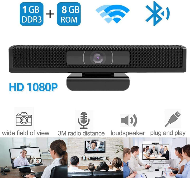 1080P HD Webcam TV Box with Camear Android 6.0 Smart TV Box Wide View Angle