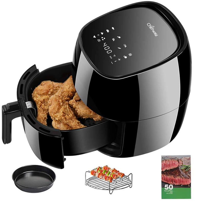 Power Air Fryer 8 in 1 Non Stick Black