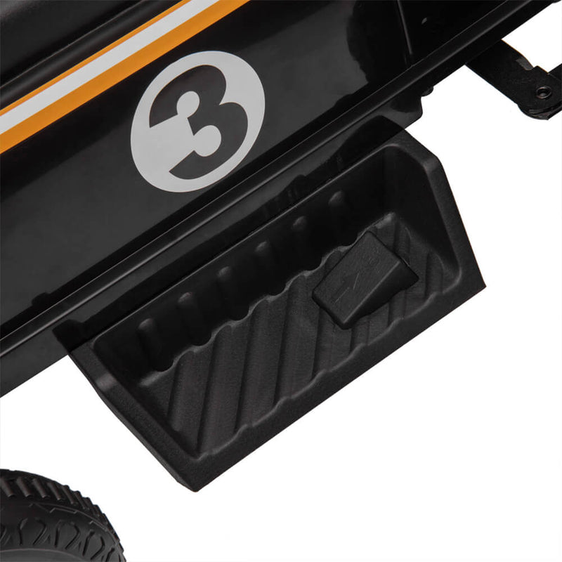 Kids Ride On Powered Motorcycle Ride On Toy With Music Player LED Lights 6V Black