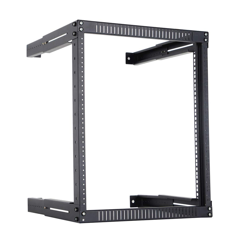 12U Network Rack Open Frame Server Rack Adjustable Depth