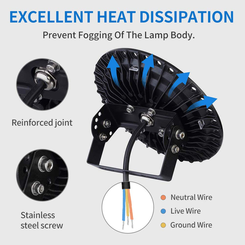 50W Commercial Bay Lighting Garage Gym Light Warehouse Industrial Lighting