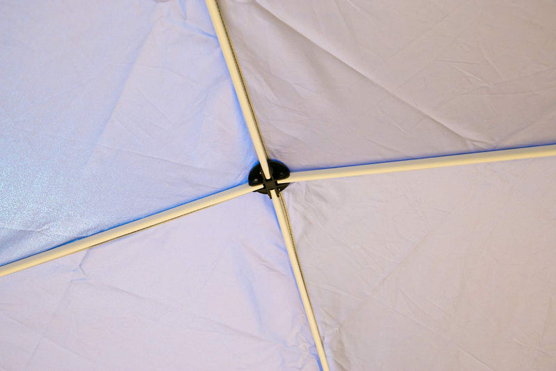 Foldable Outdoor Pop Up Canopy Tent Portable Slant Leg Shelter 10 x 10 ft Blue