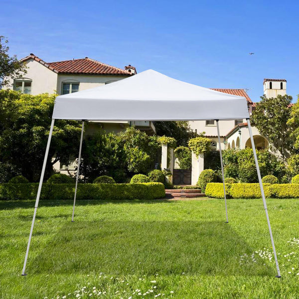 10 x 10 ft Portable Home Use Waterproof Folding Tent White