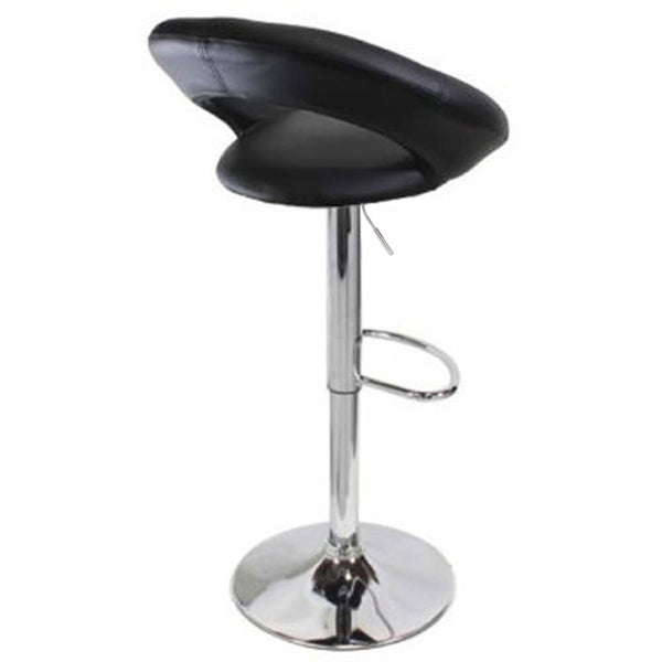 Adjustable Height Barstool Counter Dining Chairs Black