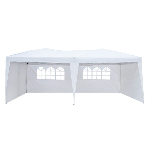 Waterproof Folding Canopy Tent with Two Windows White 10*20FT