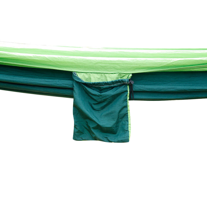Nylon Parachute Fabric Double Hammock Dark Green & Green