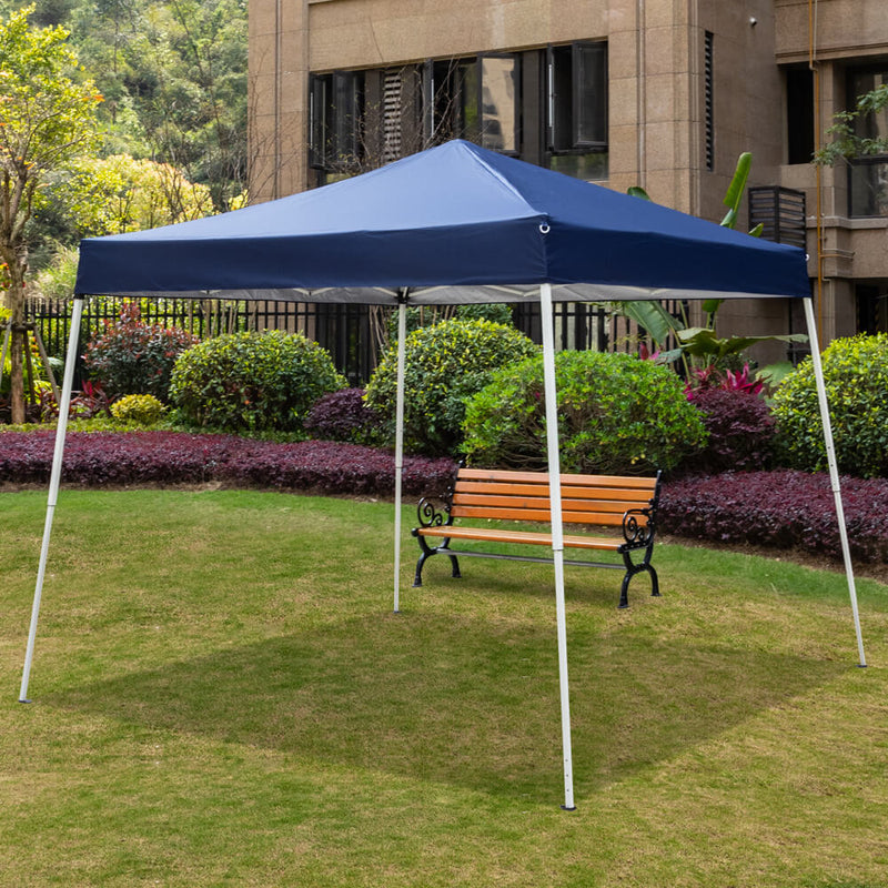 Homhum Foldable Outdoor Canopies Tent Blue 10 x 10 ft