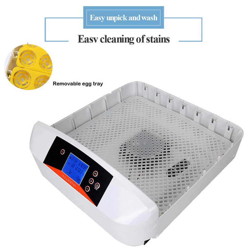 Full Automatic Egg Incubator 56 Eggs Incubator Hatcher Temperature Control