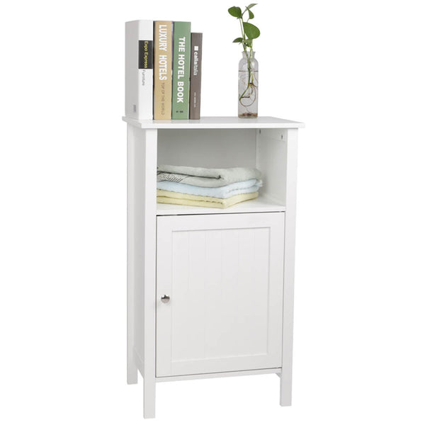 One Door Bathroom Cabinet White