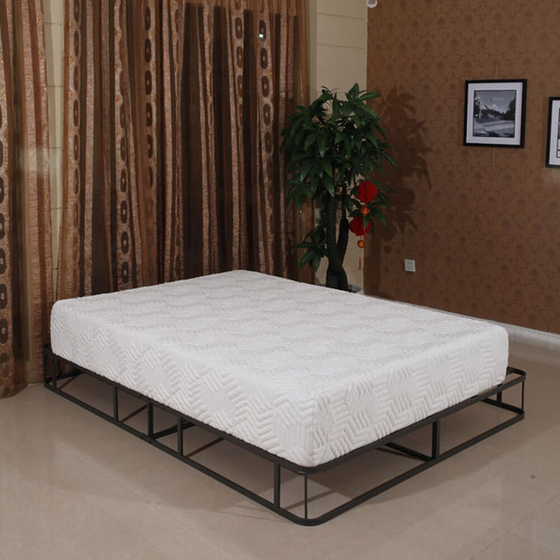Two Layers Traditional Firm High Softness Cotton Mattress with 2 Pillows Full Size