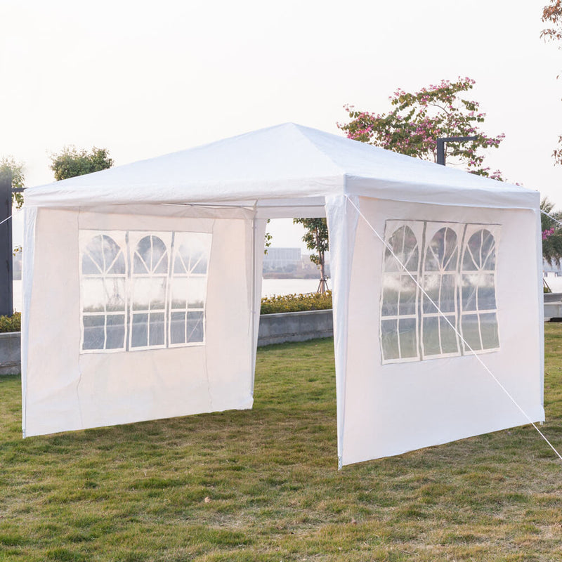 Three Sides Waterproof Tent with Spiral Tubes, 10 x 10 ft