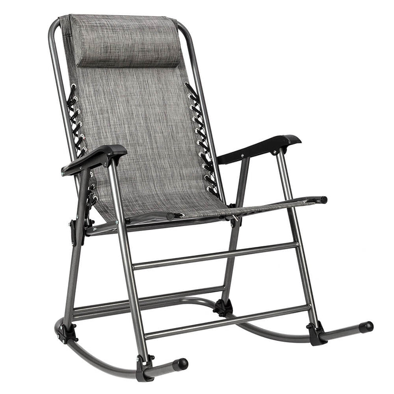 Rocking Chair Leisure Chair for Living Room, Gray