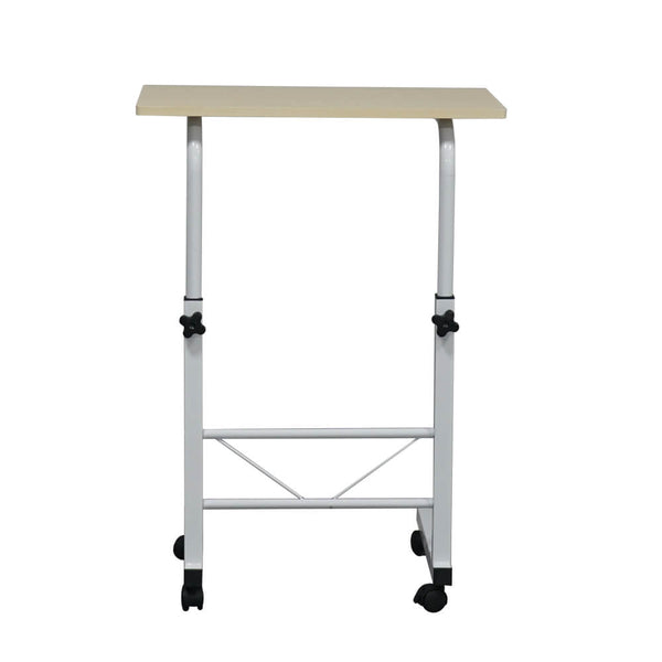 Portable Side Office Table C Shaped Wood S