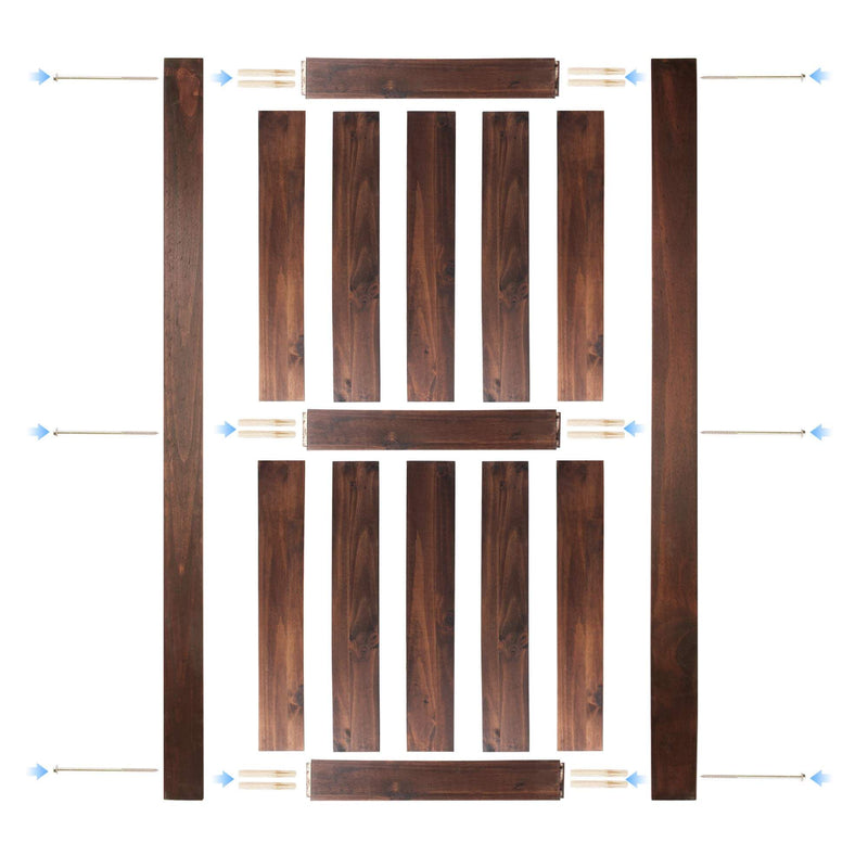 Sliding Barn Door Slab Pre-Drilled Ready to Assemble Pine Wood Coffee