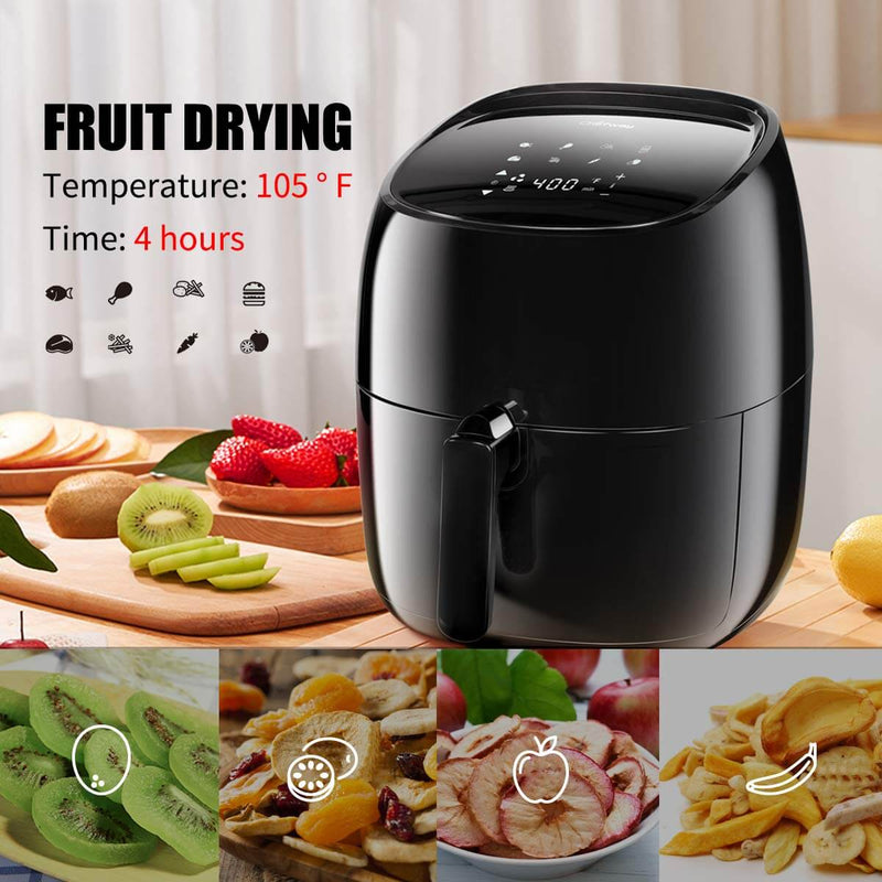 Power Air Fryer 8 in 1 Non Stick Black