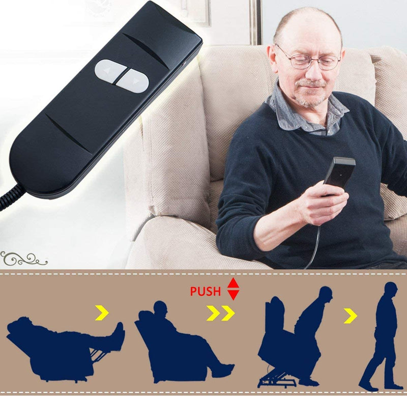 Large Power Lift Chair Recliner Sofa for Elderly Help Standing with Remote Control