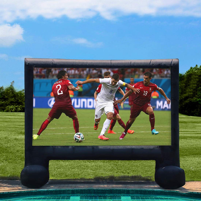 14ft Inflatable Movie Screen Canvas Projection Screen Portable