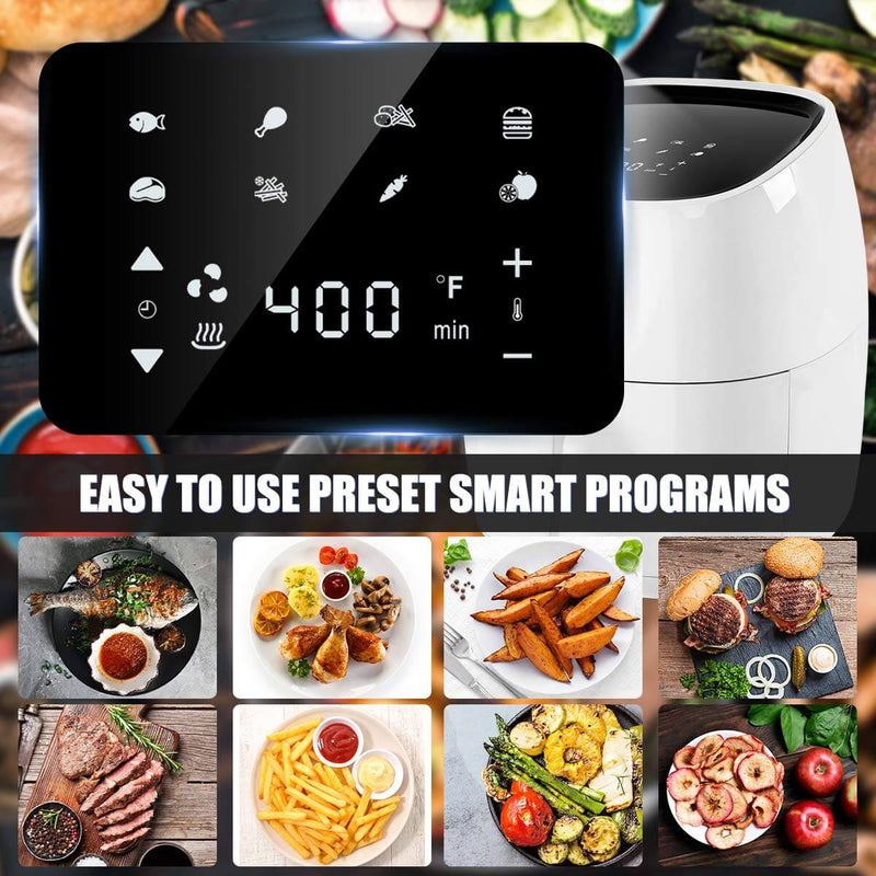 Power Air Fryer 8 in 1 Non Stick White