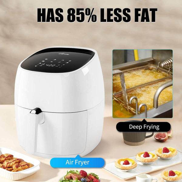 Power Air Fryer 8 in 1 Non Stick White