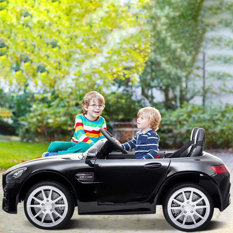BENZ GT Ride On Car Dual Drive Remote Control Black