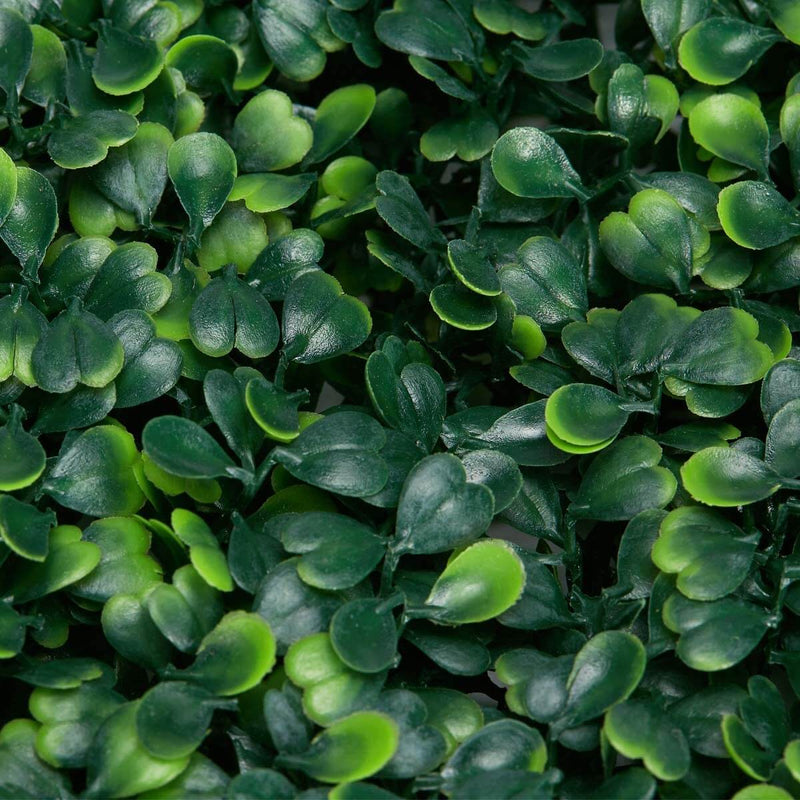 12PCS 20"x20" Artificial Boxwood Panels Topiary Hedge Plant, Privacy Screen Artificial Greenery Home Decor Artificial Plants