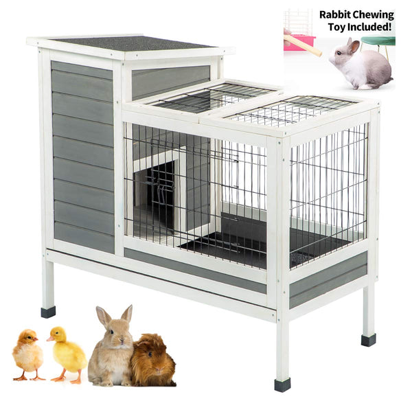 Rabbit Hutch Pet House  Indoor & Outdoor for Small Animals