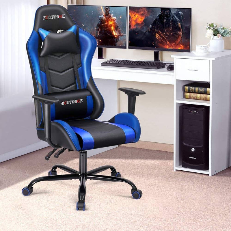 Computer Gaming Chair, Ergonomic High Back Massage Racing Chair