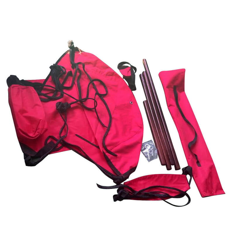 Well-equipped S-shaped Hook High Strength Assembled Hanging Seat Red