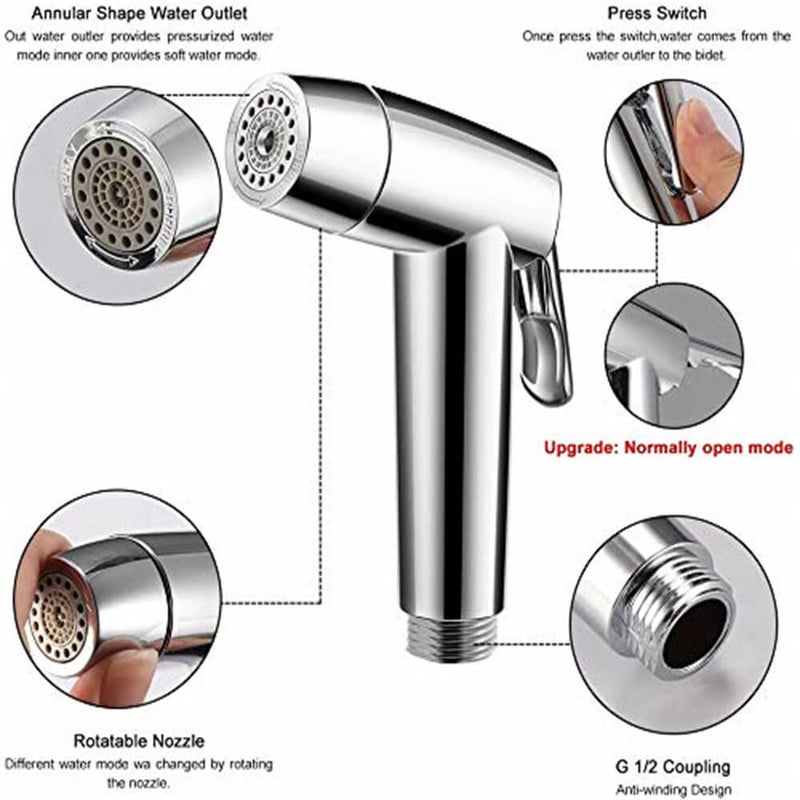 Bathroom Sprayer for Personal Hygiene Handheld Bidet Sprayer for Cloth Diaper Pet