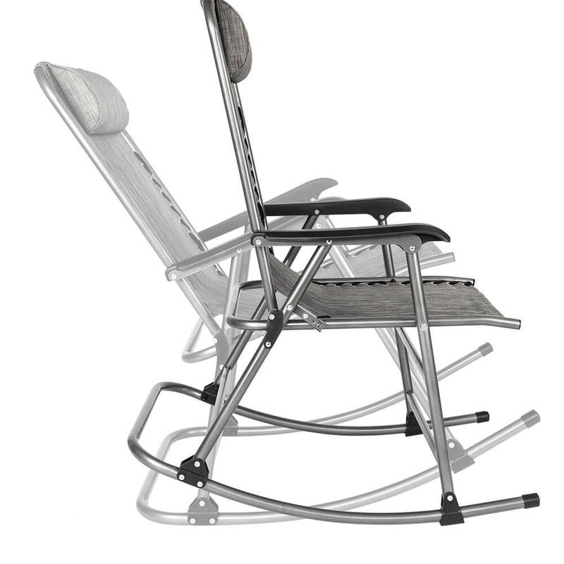 Rocking Chair Leisure Chair for Living Room, Gray