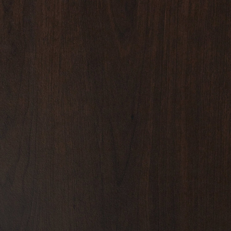 L-Shaped Computer Desk with Two-layer Bookshelves Dark Brown