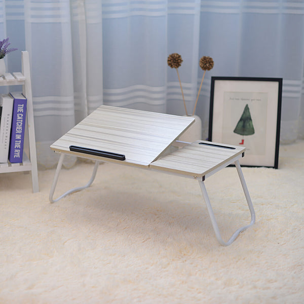 Folding Laptop Desk for Bed with Slot, 31 inches