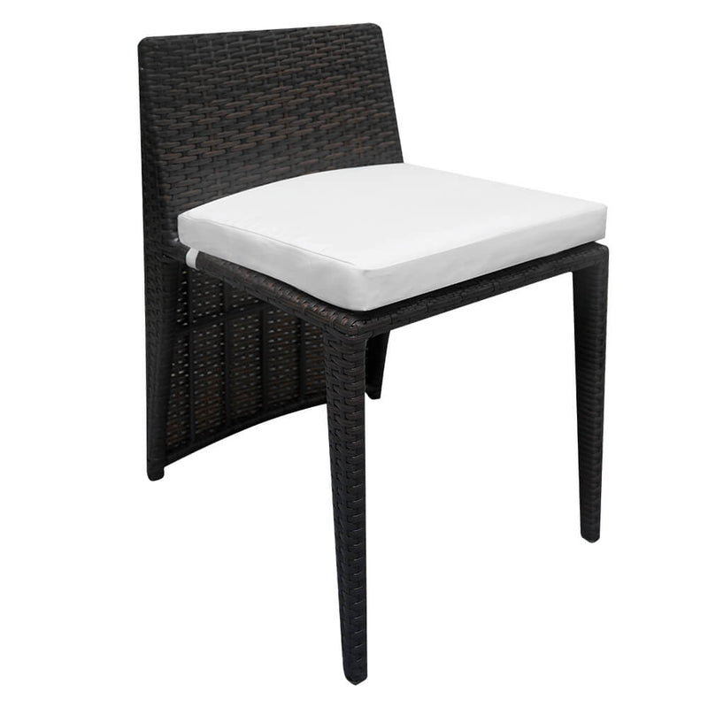 Table Chair Set 2 Pieces Bar Chairs 1pc Bar Table Brown Gradient