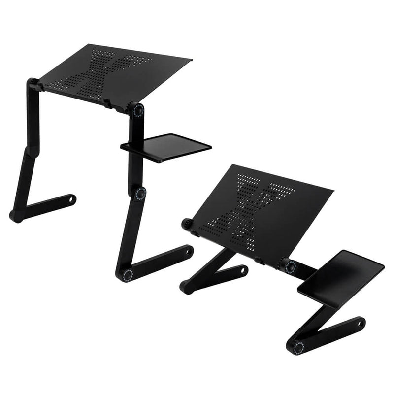 360-Degree Rotation Multifunctional Folding Table with Fan & Mouse