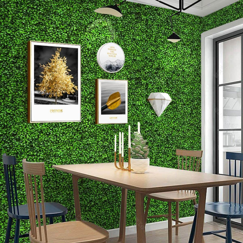 12PCS 20"x20" Artificial Boxwood Panels Topiary Hedge Plant, Privacy Screen Artificial Greenery Home Decor Artificial Plants