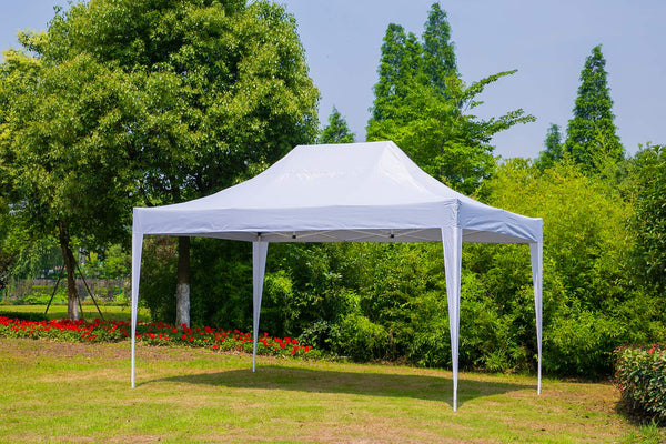 Outdoor Pop up Canopy Party Tent Gazebos Shelters 10x15 ft White