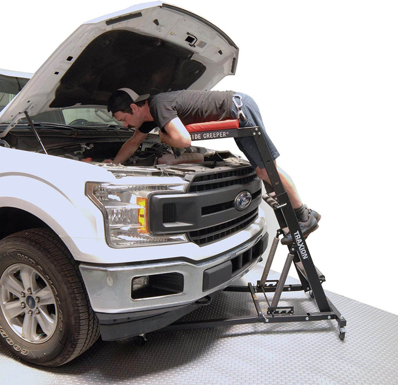 Foldable Topside Automotive Engine Creeper