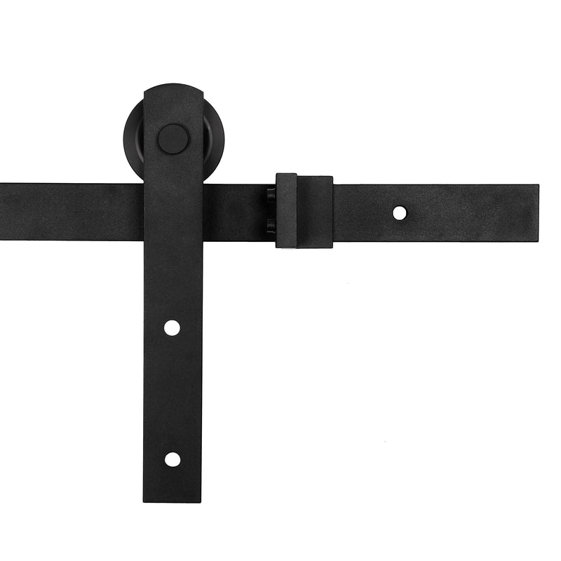 HomHum 13 FT Double Door Sliding Barn Door Hardware Kit - (I Shape Hangers) -FBA