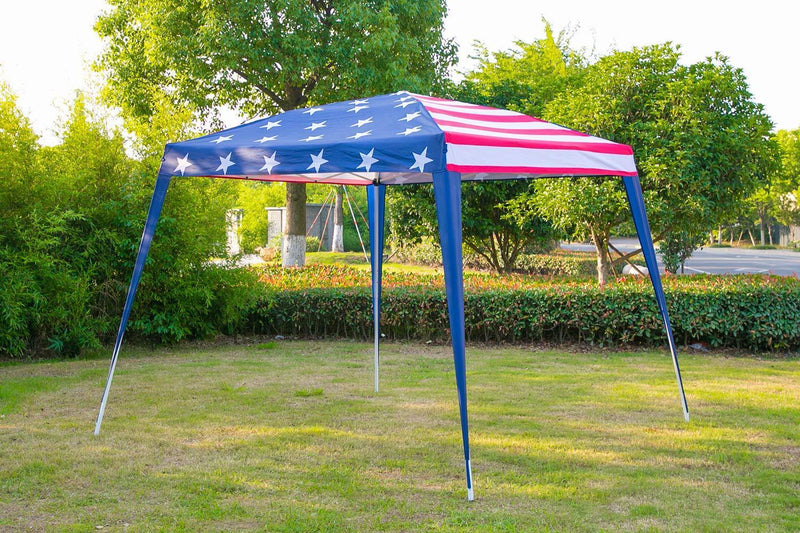 10' x 10' Folding Canopy Tent Portable Sun Shelter with Carry Bag