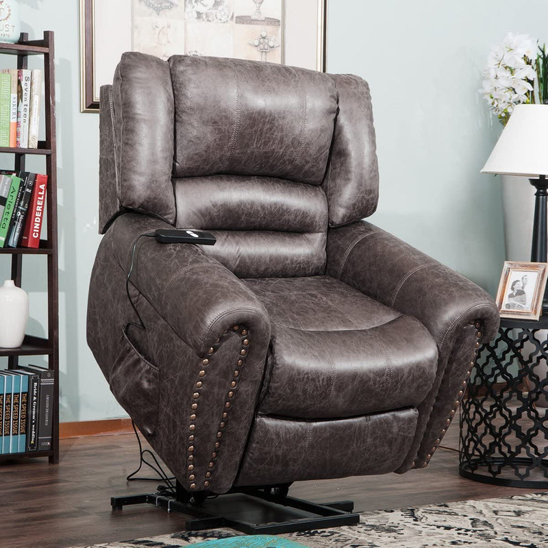 Large Power Lift Chair Recliner Sofa Help Standing with Remote Control