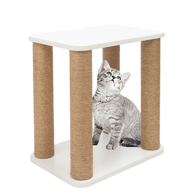 Nordic Style Solid Wooden Cat Climbing Tree Desk