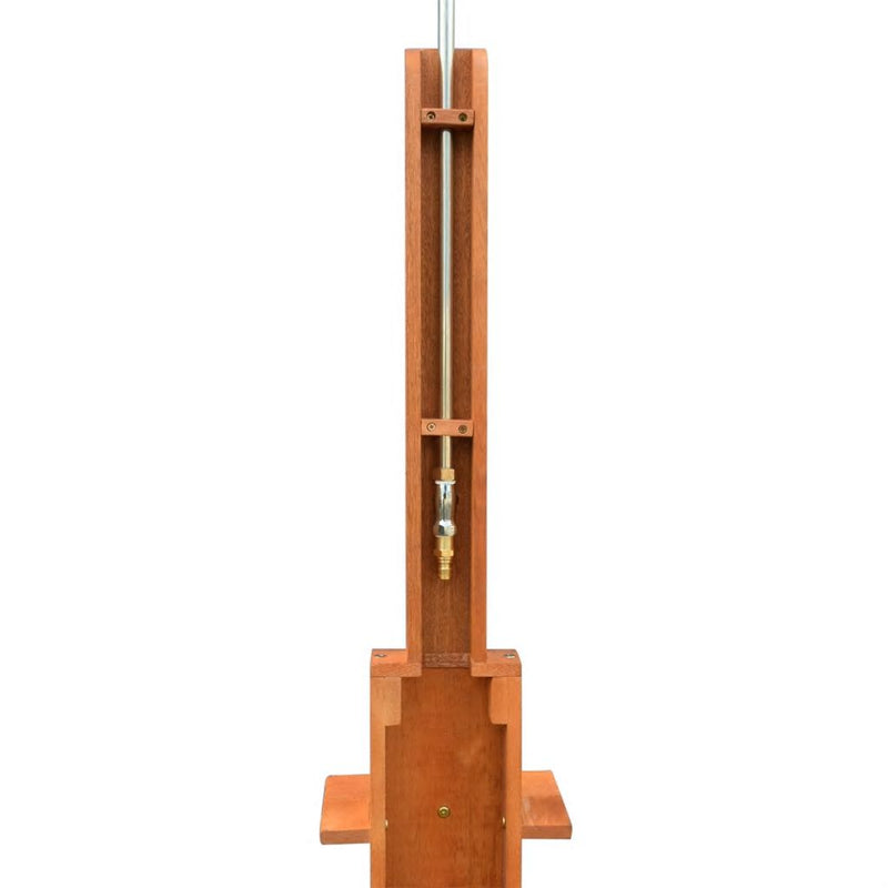 Outdoor Shower Eucalyptus Wood and Steel Free Standing Easy Assemble
