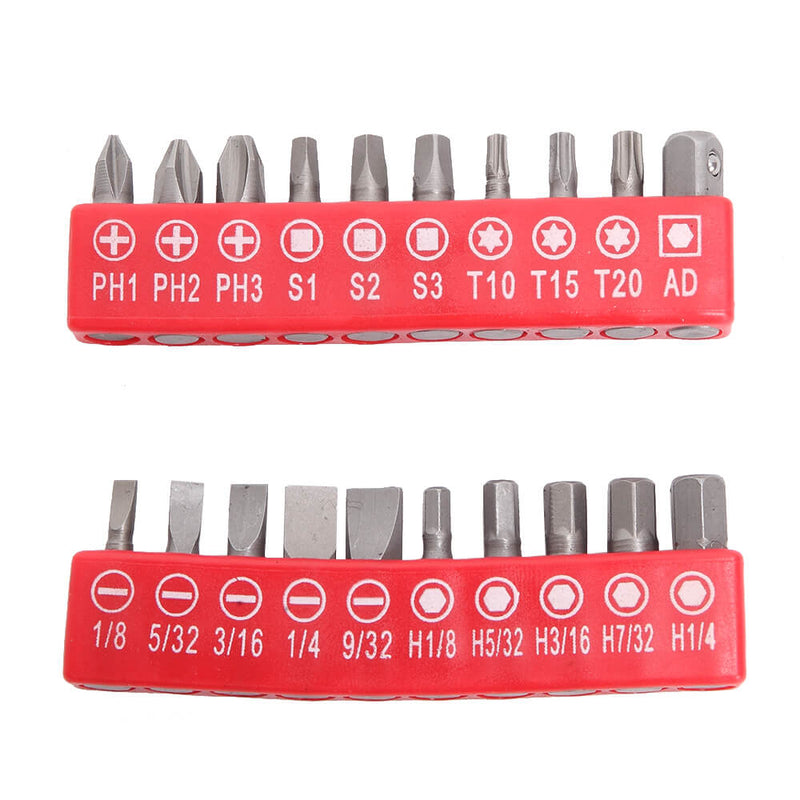136 Piece Tool Set-General Household Hand Tool Kit, Auto Repair Tool Set Red