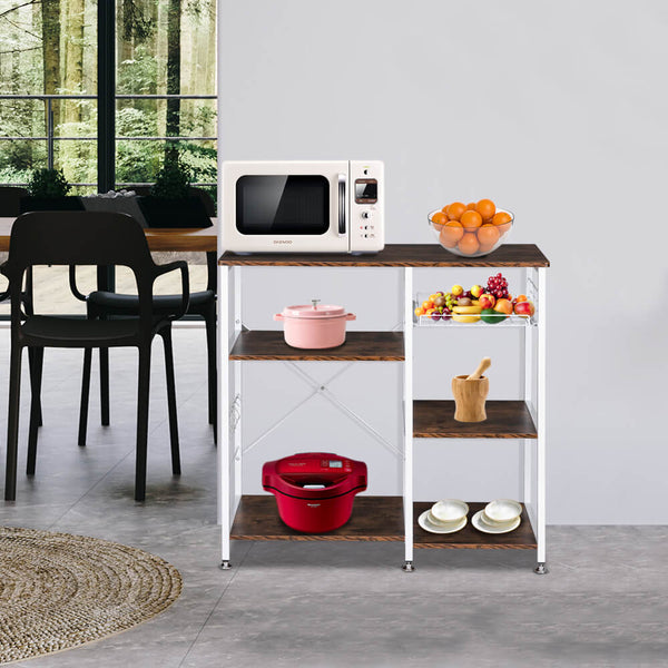 3-Tier Kitchen Baker's Rack Storage Cart Workstation Shelf