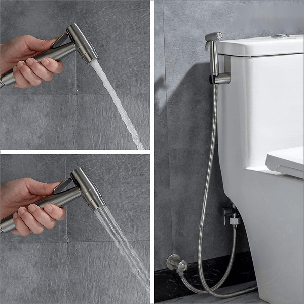Handheld Bidet Sprayer Set for Toilets Stainless Steel Spray Wash for Feminine Hygiene