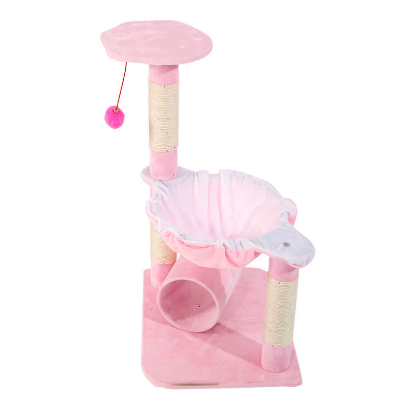 Stable Cute Sisal Cat Climb Holder Cat Tower Lamb Pink 28 inches